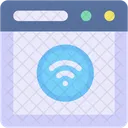 Navegador Web SEO Y Web Wifi Icono