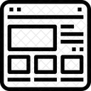 Navegador Interfaz Web Icono