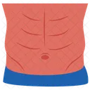 Navel Bellybutton Ribs Icon