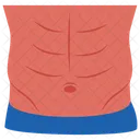 Navel Bellybutton Ribs Icon