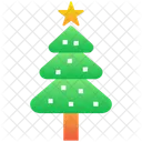 Navidad Arbol Decoracion Icono