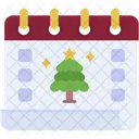 Navidad Calendario Fecha Icono