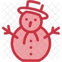 Navidad Nieve Muneco De Nieve Icon