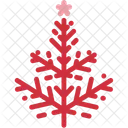 Navidad Vacaciones Arbol Icon