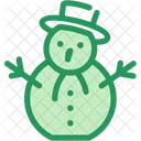 Navidad Nieve Muneco De Nieve Icon