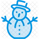 Navidad Nieve Muneco De Nieve Icon