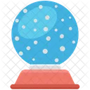 Navidad Globo Terraqueo Nieve Icon