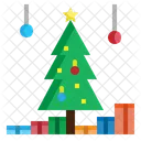 Navidad Arbol Decoracion Icono