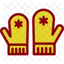 Navidad Guantes Mitones Icon