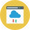 Navigateur Entreprise Cloud Icon