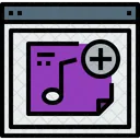 Navigateur Musique Ajouter Icon