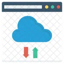 Navigateur Entreprise Cloud Icon