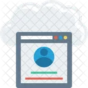 Navigateur Cloud Internet Icon