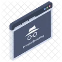 Navigation Privee Confidentialite Securite Icon