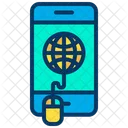 Navigateur Mobile Internet Icon