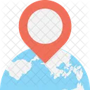 Globe Navigation Online Icon