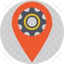 Navigation Location Pin Icon