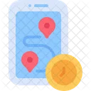 Navigation Location Mobile Phone Icon