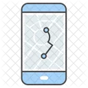 Navigation App Destination Map Icon