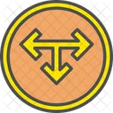 Navigation Arrow Navigation T Junction Icon