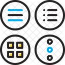 Navigation Drawer Hamburger Menu Line Icon