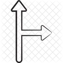 Navigation Arrow Two Way Arrow Icon