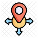 Navigation Decision Location Icon