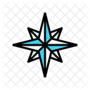 Navigation Star Geographical Icon