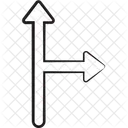 Navigation Arrow Two Way Arrow Icon