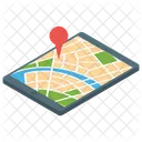 Location Map Mobile Location Online Map Icon