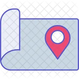 Navigation Map  Icon