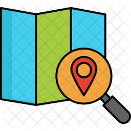 Navigation Map  Icon