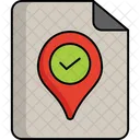 Navigation Map  Icon
