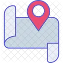 Navigation Map Destination Location Icon