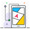 Navigation Mobile Application De Navigation Navigateur GPS Icône
