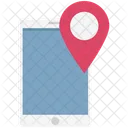 Navigation Mobile Carte Mobile Epingle De Localisation Icon