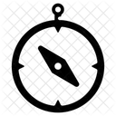Navigationskompass Richtungsinstrument Geographie Tool Symbol