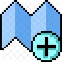 Navigration Travel Pixelart Icon