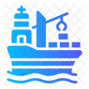 Navio Mar Agua Icon