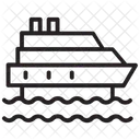 Navio Cruzeiro Cargueiro Ícone