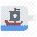 Navio Garrafa Agua Icon