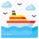 Iate Navio Barco Icon