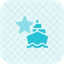 Estrela Do Navio Classificacao Do Navio Navio Icon