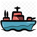 Navio Militar Navio De Guerra Navio De Guerra Icon
