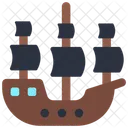 Navio pirata  Ícone