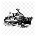 Navire De La Marine Navire De Guerre Navire Icon