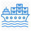 Navire logistique  Icône