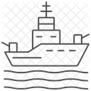 Navires Thinline Icon Icône