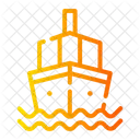 Navy Battleship Warship Icon