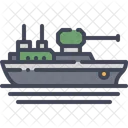 Navy Ship Vessel Icon